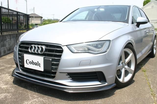 アウディ A3（8Ｖ） セダン標準バンパー用 カーボンリップスポイラー