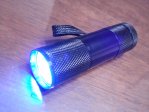 LED ライト（紫外線 ブラックライト）電池式