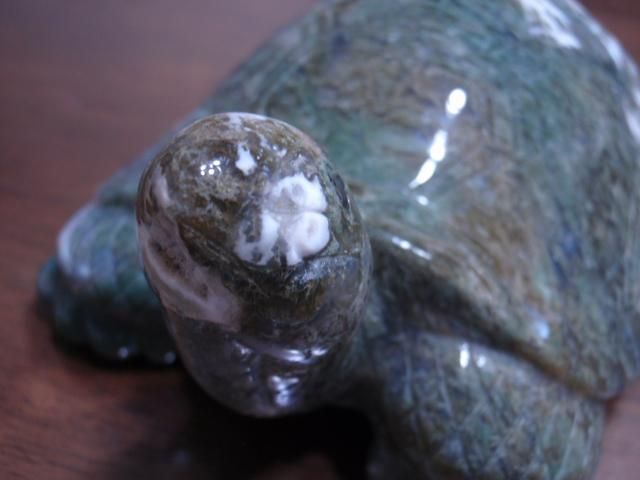 瑪瑙（メノウ） 亀（カメ） 彫り・飾り・置物 「五徳」