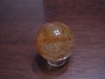  ルチル水晶（クォーツ）　丸玉　　　29ミリ珠