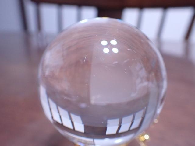 水晶丸玉AA 鑑別書付