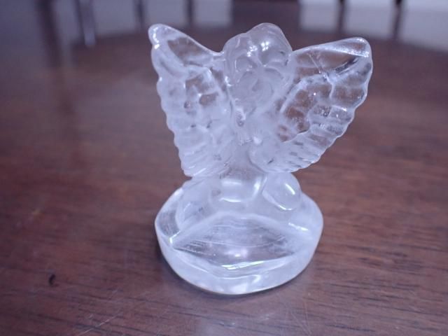 エンジェル（天使） 水晶彫り 置物・飾り・縁起 「五徳」