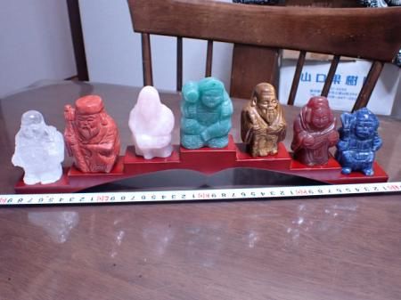 七福神 天然石　置物セット img61405380.jpg
