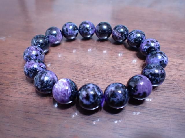 ブラック チャロアイト ブレスレット 「五徳」