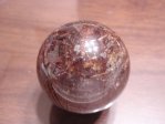 ルチル 水晶　丸玉　　　41.5ミリ珠