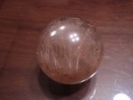 ルチル水晶　丸玉　　　40ミリ珠