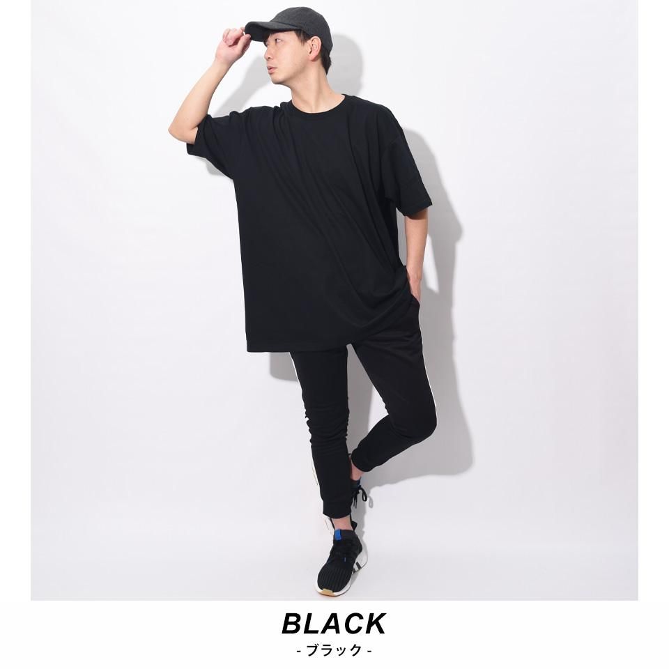ベーシックなスタイルで厚みのあるビックサイズTシャツ(6XL～7XL)(5色