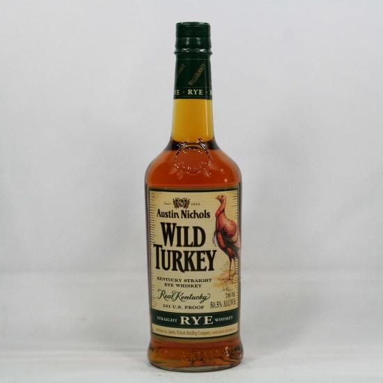 Wild Turkey ワイルドターキー OLD NO.8 BRAND 旧ボトル 正面ラベル 