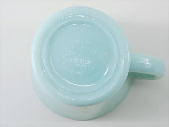 ファイヤーキング　ブルーマグ ファイヤーキング・ターコイズブルー・カップ＆ソーサー