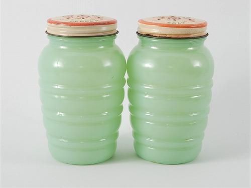 1950'S ファイヤーキング ソルト&ペッパー セット ミルクガラス