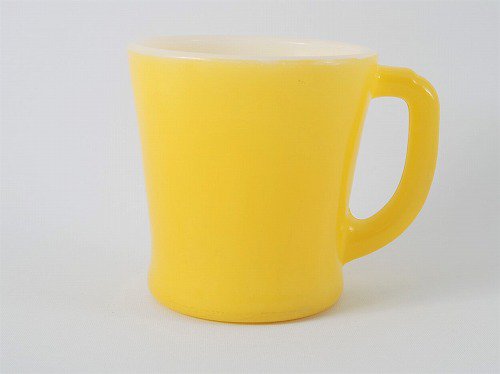 【極美品】ファイヤーキング Dハンドルマグ イエロー 黄色 マグカップ d220