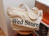WED STORE WASHED CANVAS TOTE
