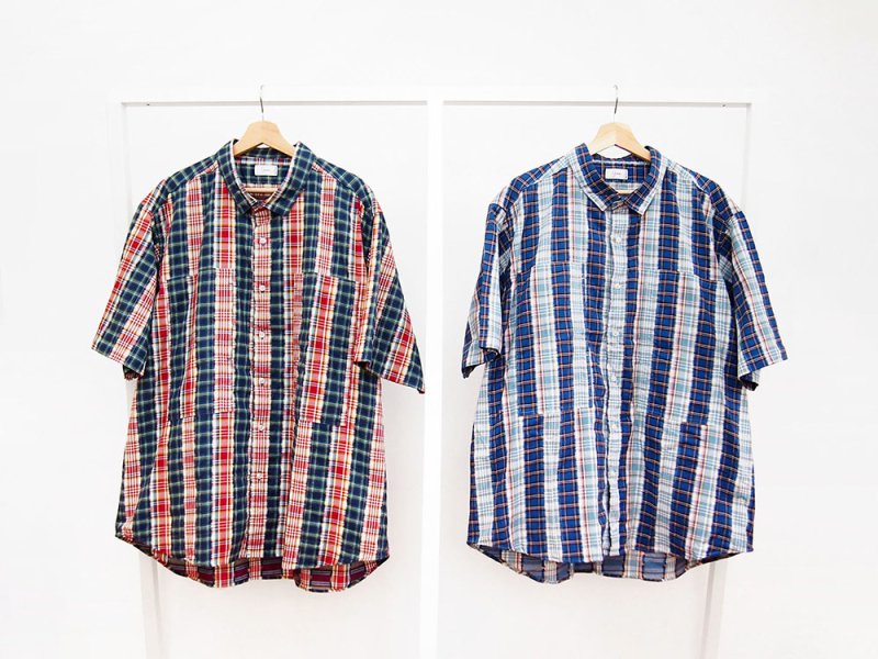 yuan 2pocket relax flannel shirts s/m-