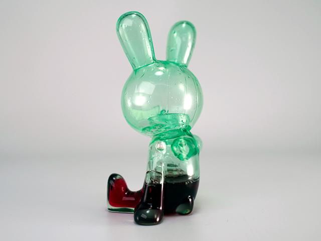 BLACK RABBiT お座りすりガラス □BLACK RABBiT お座り BLACKブロック - BLACKRABBiT WEB SHOP