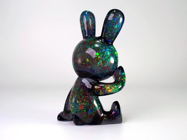 【新品】BLACK RABBiT お座り BRACK OPAL ブラックラビット 新品】BLACK RABBiT お座り BRACK OPAL ブラックラビット BLACK