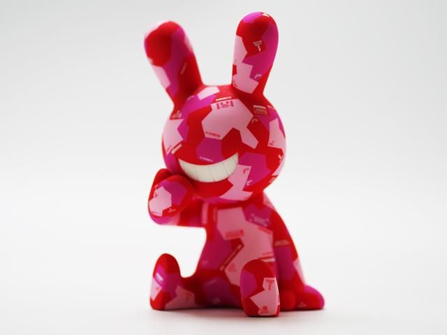 □BLACK RABBiT お座り スプリッター迷彩 RED - BLACKRABBiT WEB