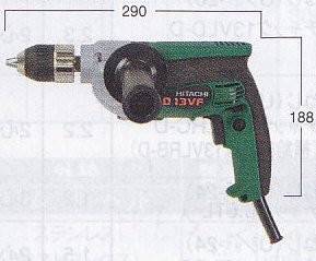 日立 変速ドリル D13VF - LIVING&HARD
