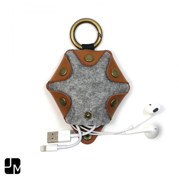 古美術　六角形　小物入れ　鍵付き ボックス（六角形 02 ラブ/青） - ギフトボックス - ボックス