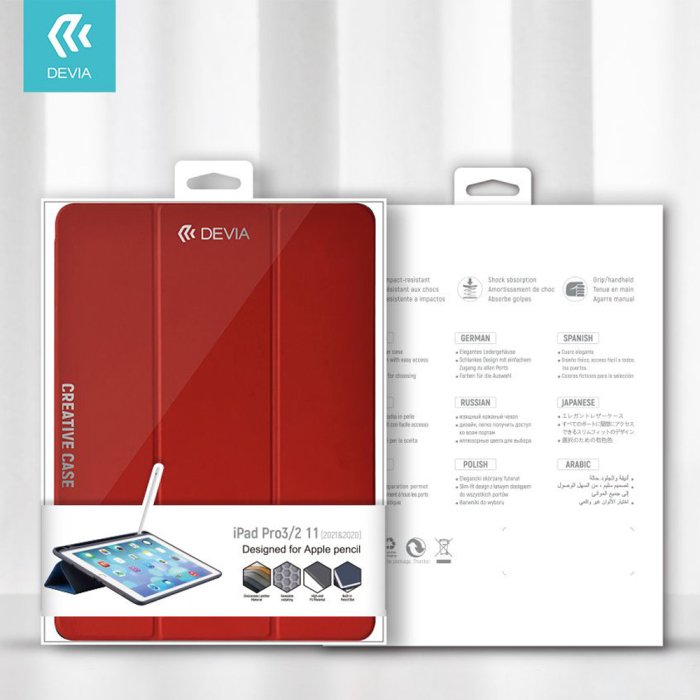 iPad Pro用 11インチ 第2世代 2020年 ケース ペンシルスロット付き手帳 