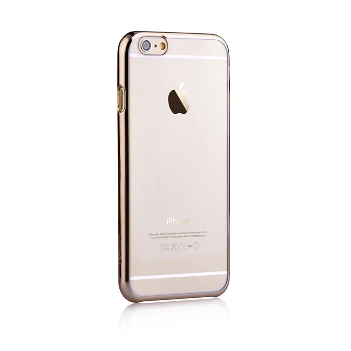 Iphone6用 0 8mmの薄型ハードケースに真空メッキハイライトのアクセントがカッコイイ Glimmer For Iphone6 4 7 ゴールド みらいの雑貨を探し出す 情報 通販 Mirai Zakka みらい雑貨