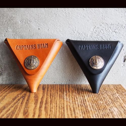 CAPTAINS HELM  BUTTON WORKS#CH CONCHO LEATHER COIN CASE