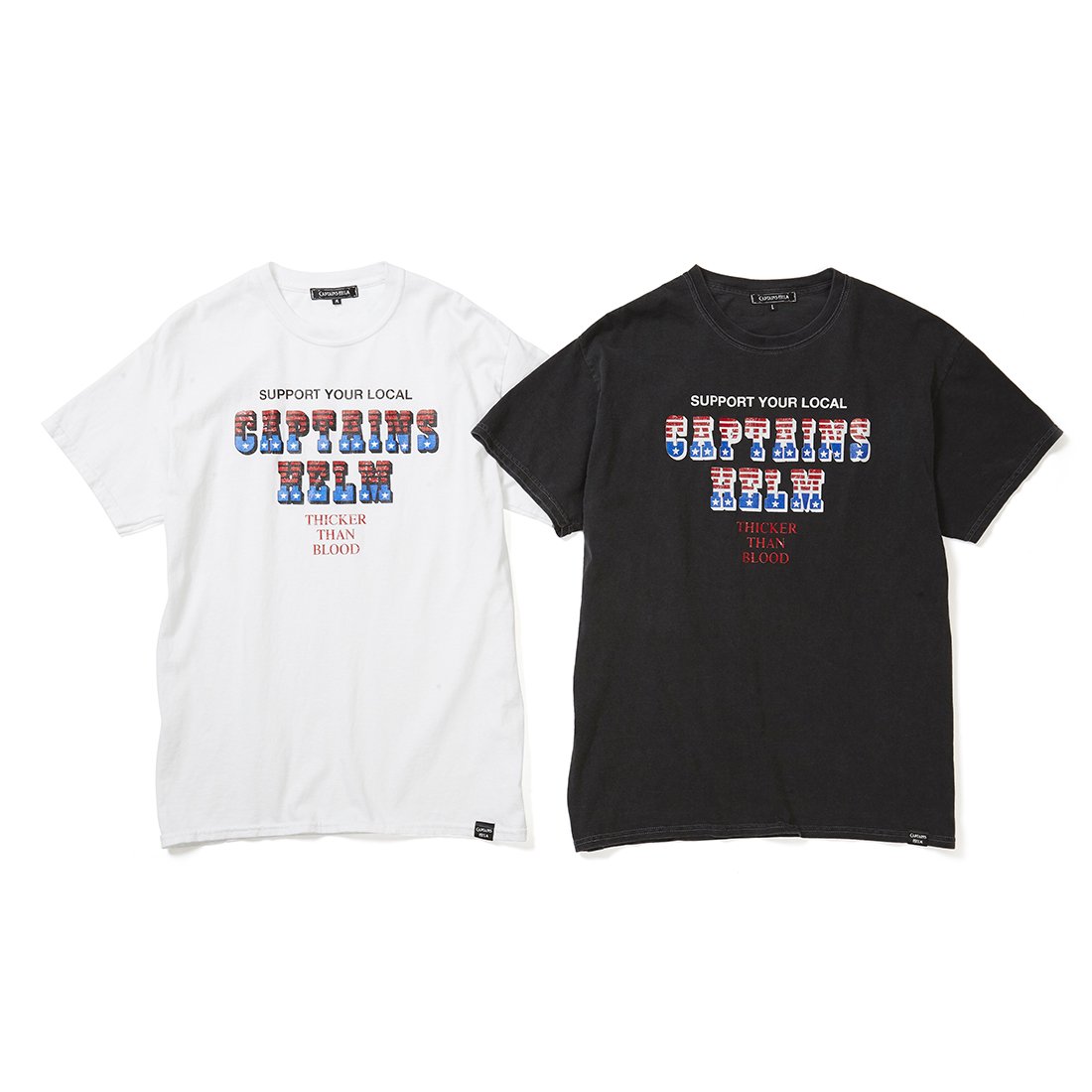 CAPTAINS HELMPirates   #AMERICAN FLAG TEE