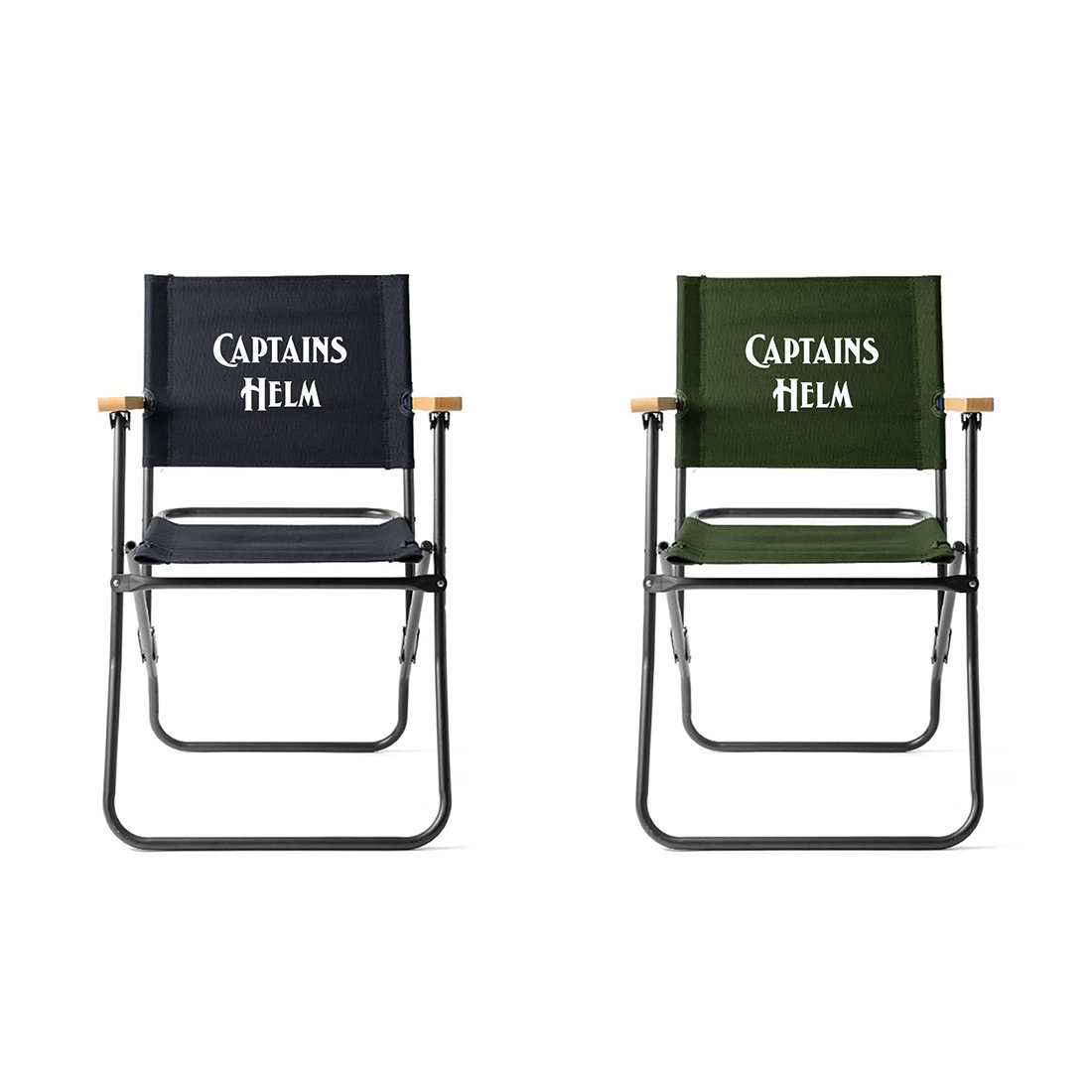 CAPTAINS HELM#CH MILITARY FOLDING CHAIR