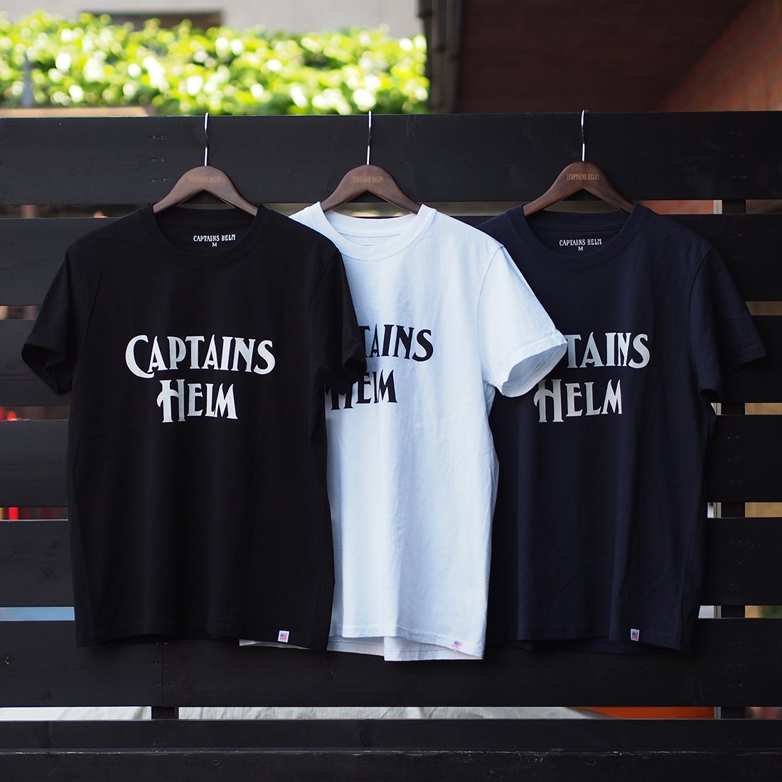 CAPTAINS HELM #USA MADE LOGO TEE - CAPTAINS HELM WEB STORE