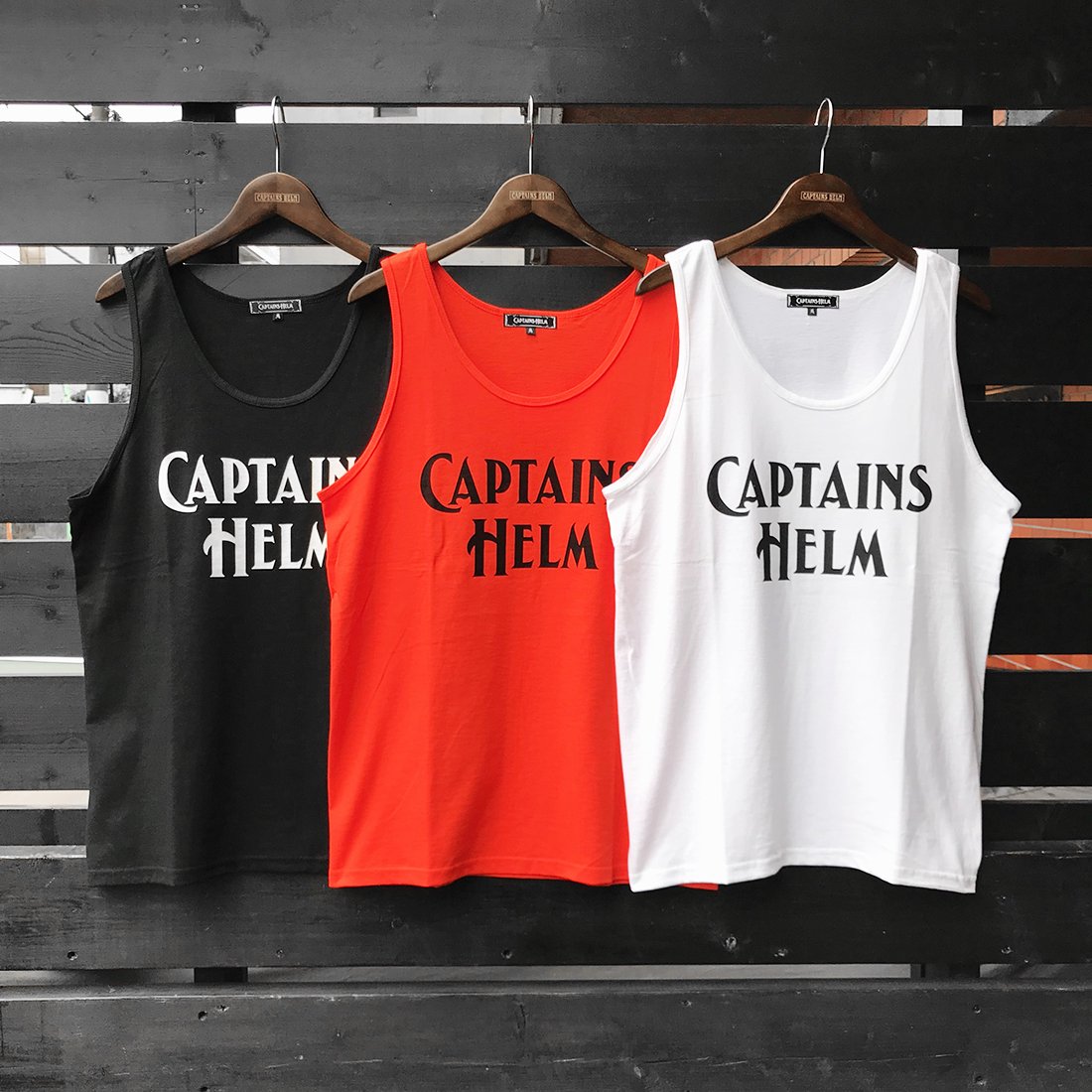 CAPTAINS HELM #LOGO TANK TOP - CAPTAINS HELM WEB STORE