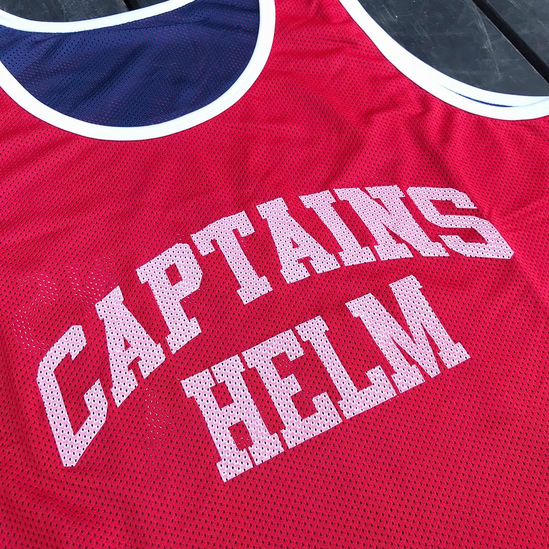 CAPTAINS HELM #REVERSIBLE MESH TANK TOP - CAPTAINS HELM WEB