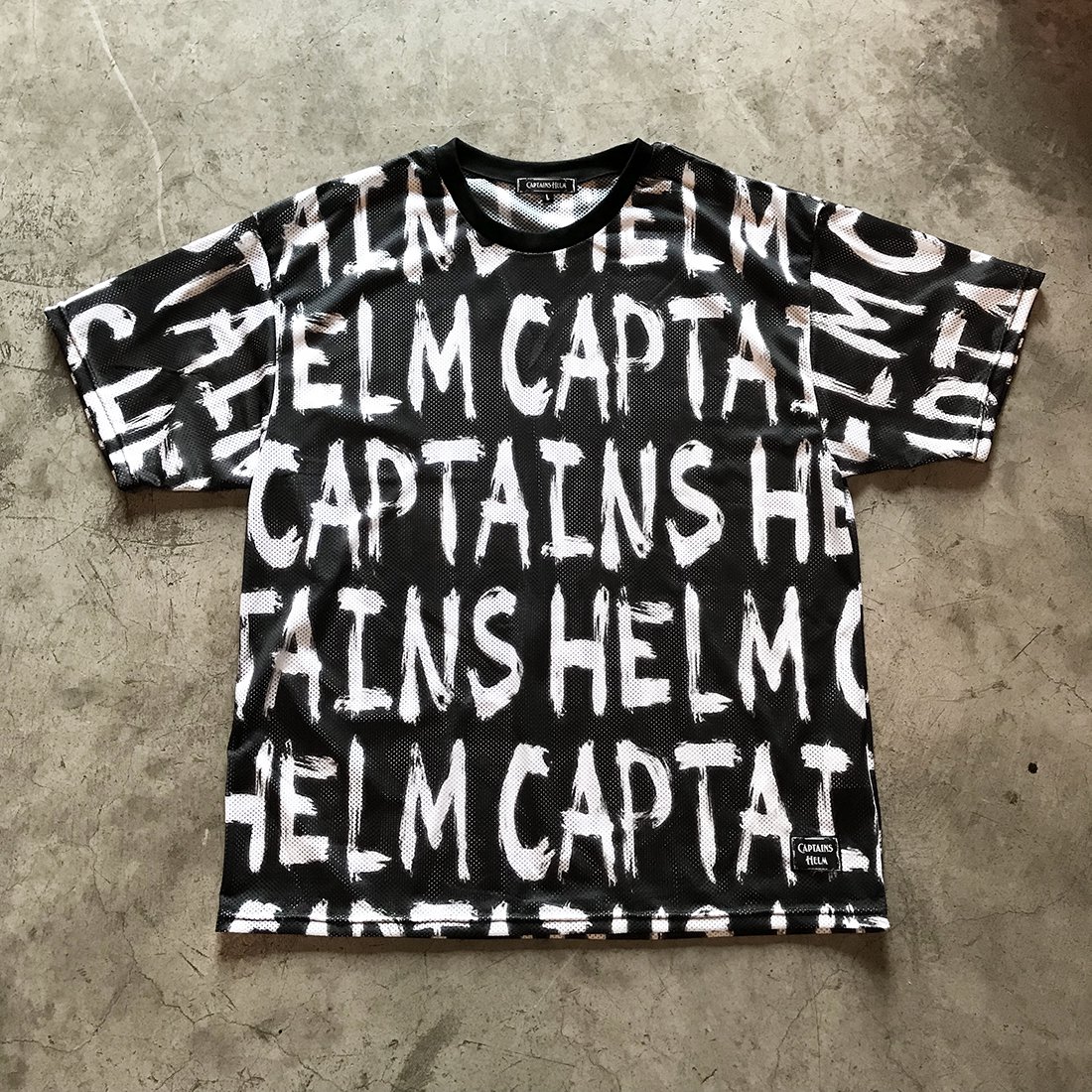 CAPTAINS HELM #GRAFFITI MESH SURF TEE - CAPTAINS HELM WEB STORE