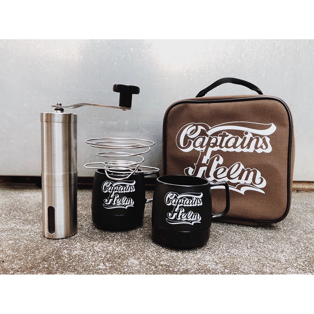 CAPTAINS HELM #PORTABLE HAND DRIP COFFEE SET - CAPTAINS HELM WEB STORE