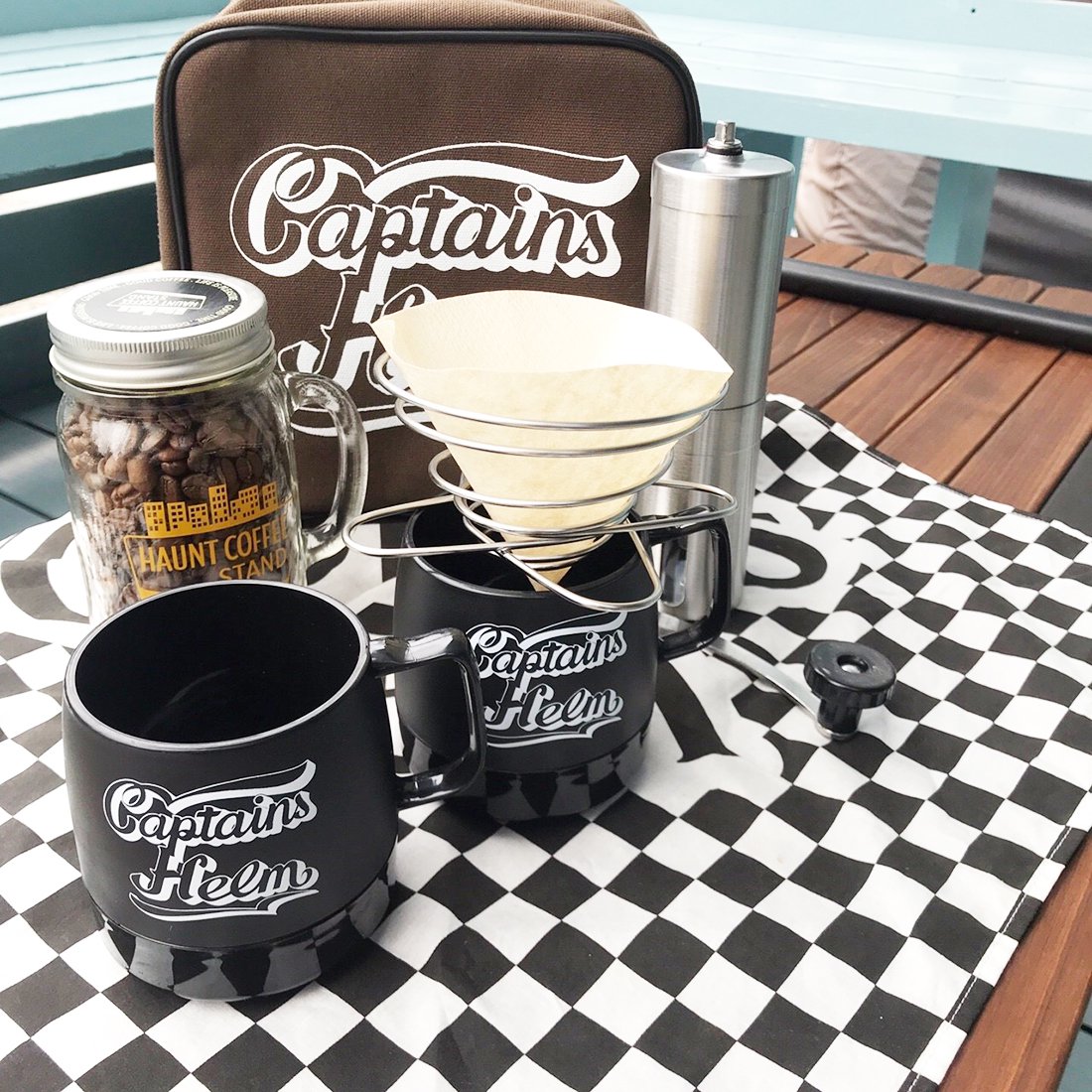 CAPTAINS HELM #PORTABLE HAND DRIP COFFEE SET - CAPTAINS HELM WEB STORE