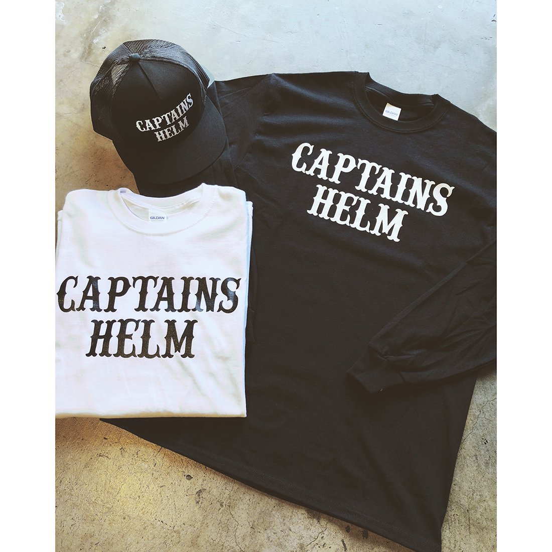 CAPTAINS HELM #LOCALS LOGO L/S TEE - CAPTAINS HELM WEB STORE