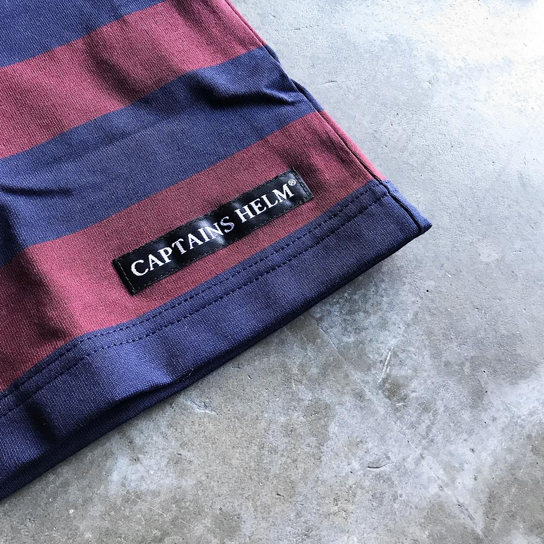 CAPTAINS HELM #BORDER L/S TEE - CAPTAINS HELM WEB STORE