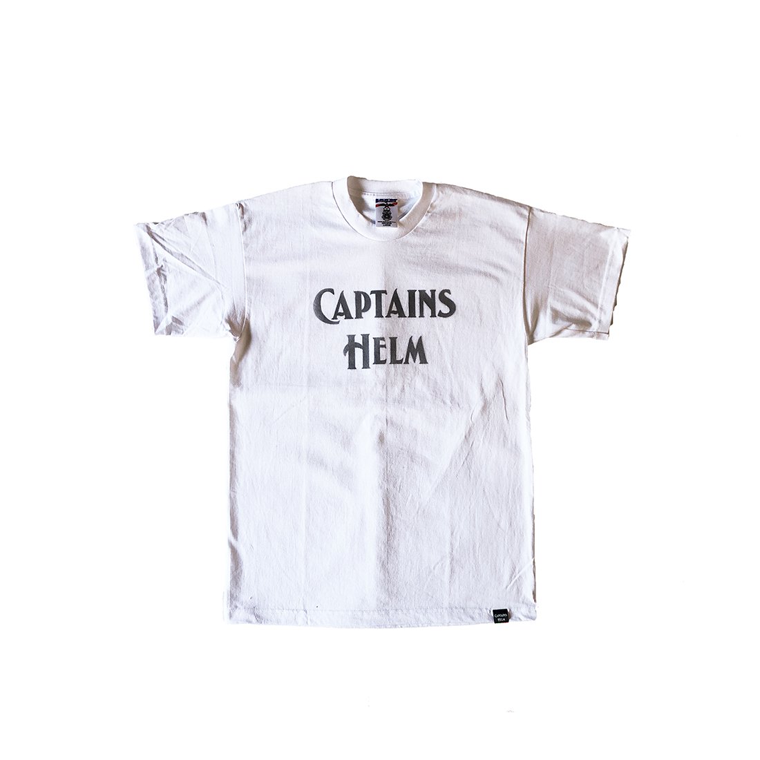 CAPTAINS HELM #USA MADE LOGO TEE -Stencil - CAPTAINS HELM WEB STORE