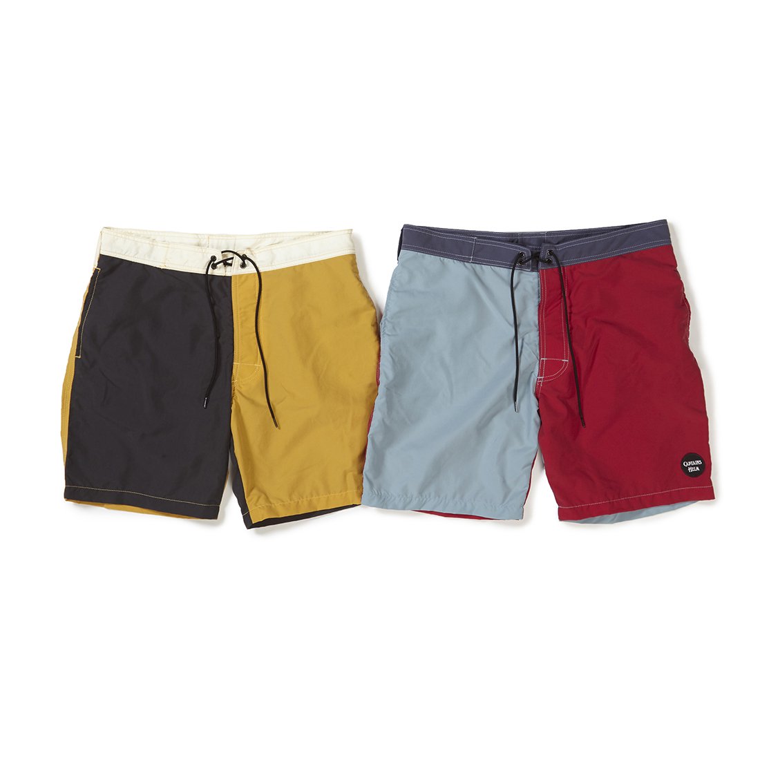 CAPTAINS HELM#CONTRAST PANEL BOARD SHORTS