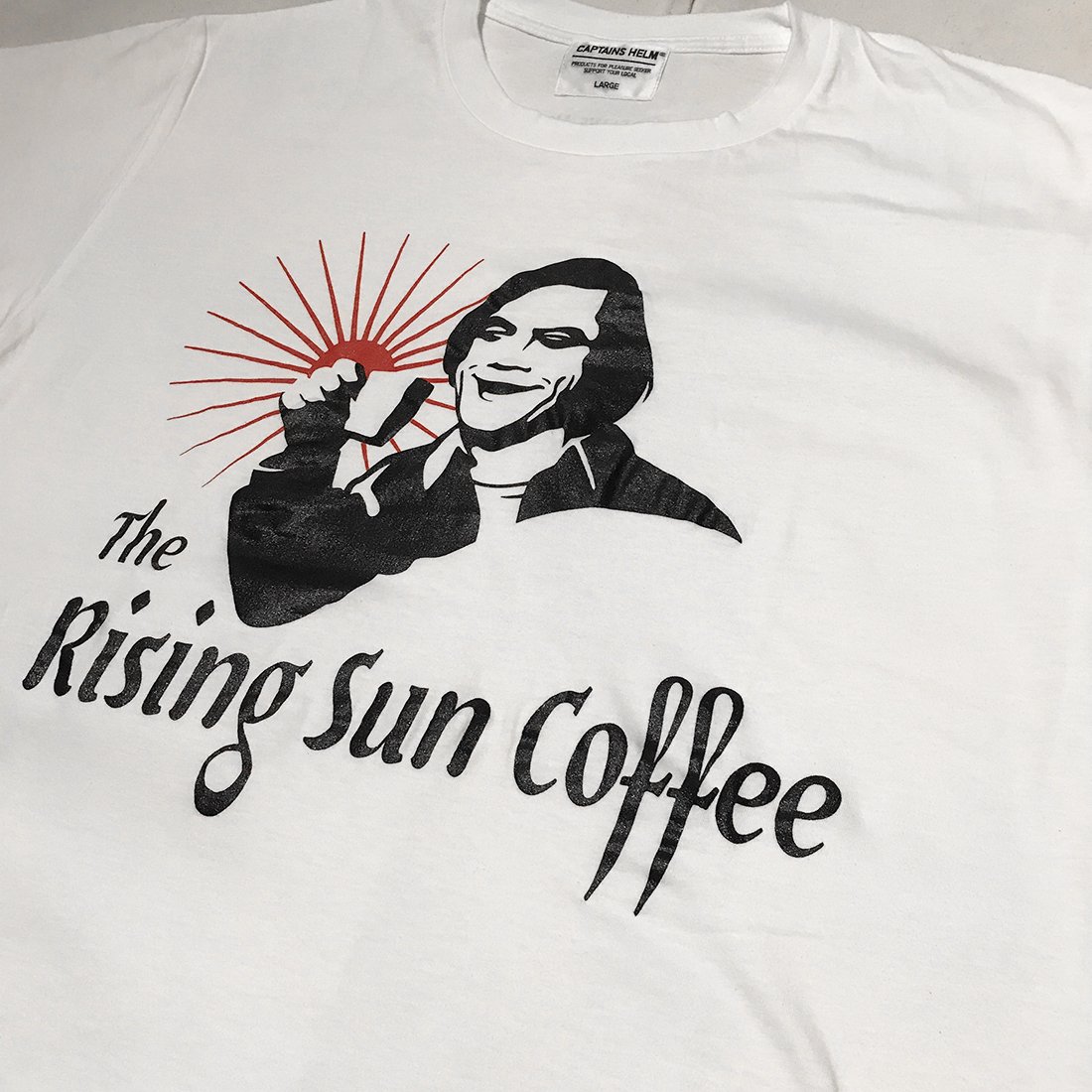 THE RISING SUN COFFEE × CAPTAINS HELM #TRSC S/S TEE - CAPTAINS 