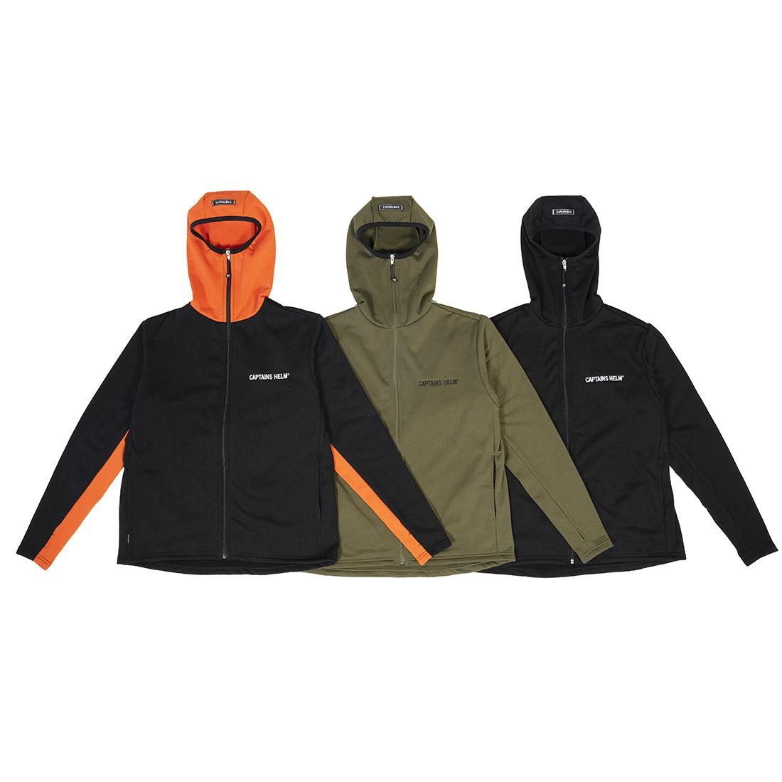 CAPTAINS HELM #BLOCK THERMAL 2nd LAYER HOODIE - CAPTAINS