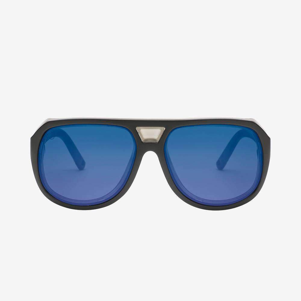 ELECTRIC #STACKER -MATTE BLACK/OHM BLUE POLARIZED - CAPTAINS HELM WEB STORE