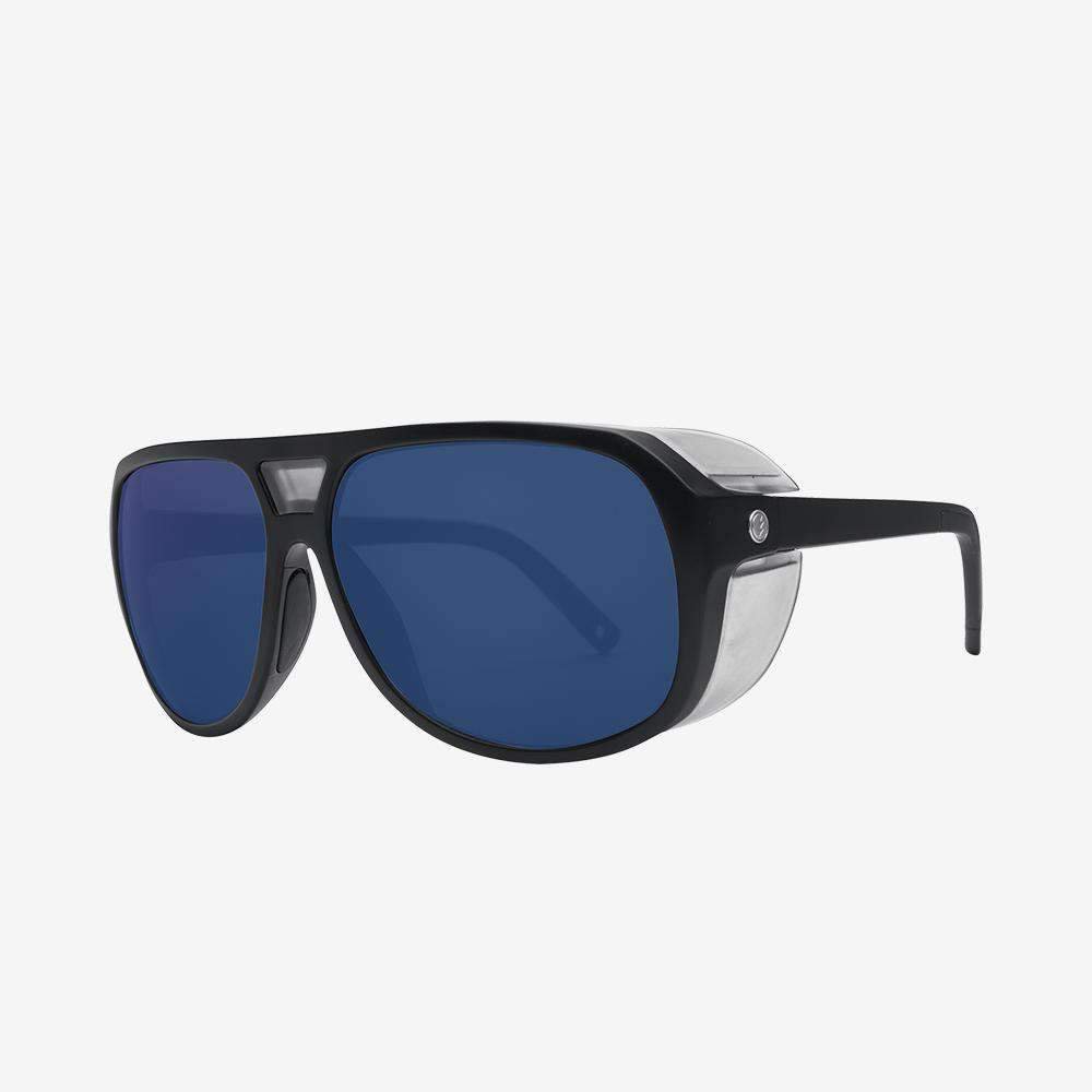 ELECTRIC #STACKER -MATTE BLACK/OHM BLUE POLARIZED - CAPTAINS HELM WEB STORE