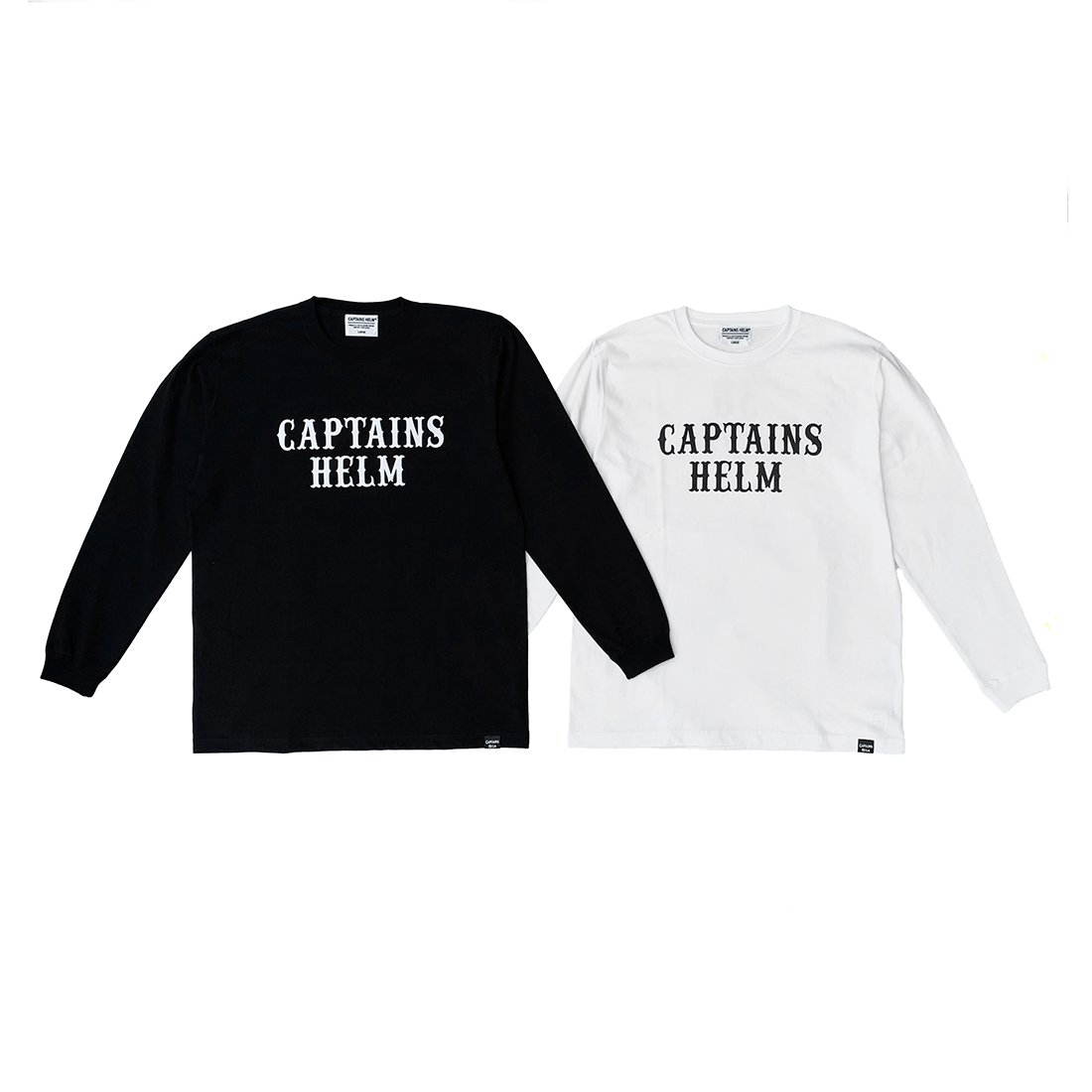 CAPTAINS HELM #LOCALS LOGO 38 L/S TEE - CAPTAINS HELM WEB STORE