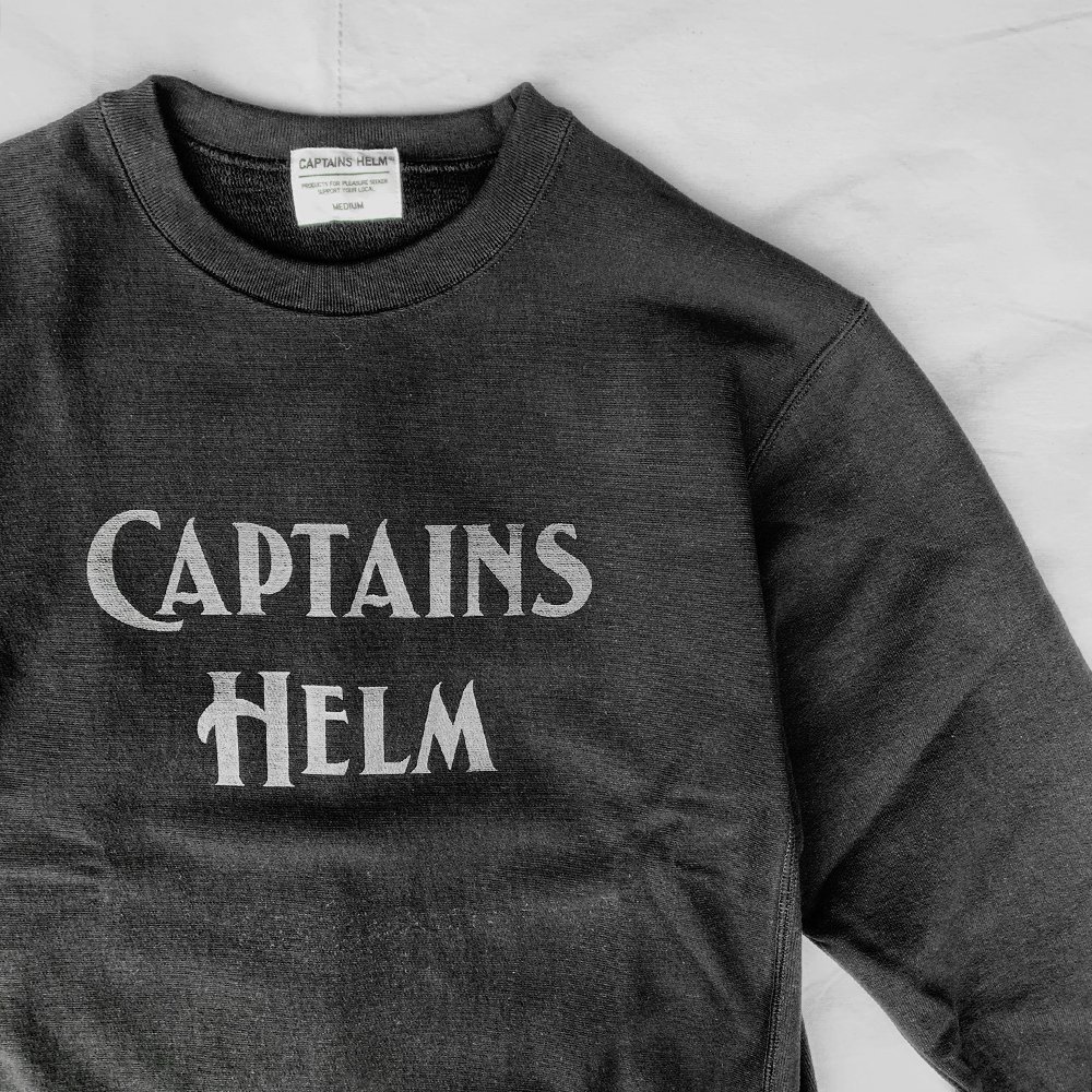 2023 新作 - CAPTAINS LOGO HELM #3D LOGO SWEAT #3D CREW SWEAT メンズ