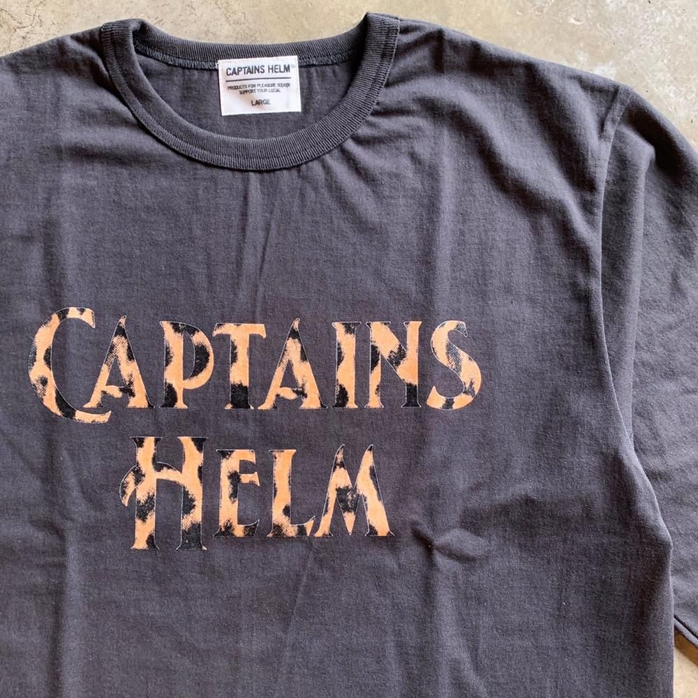 2020 NEW YEAR ITEM】CAPTAINS HELM #LEOPARD LOGO L/S TEE