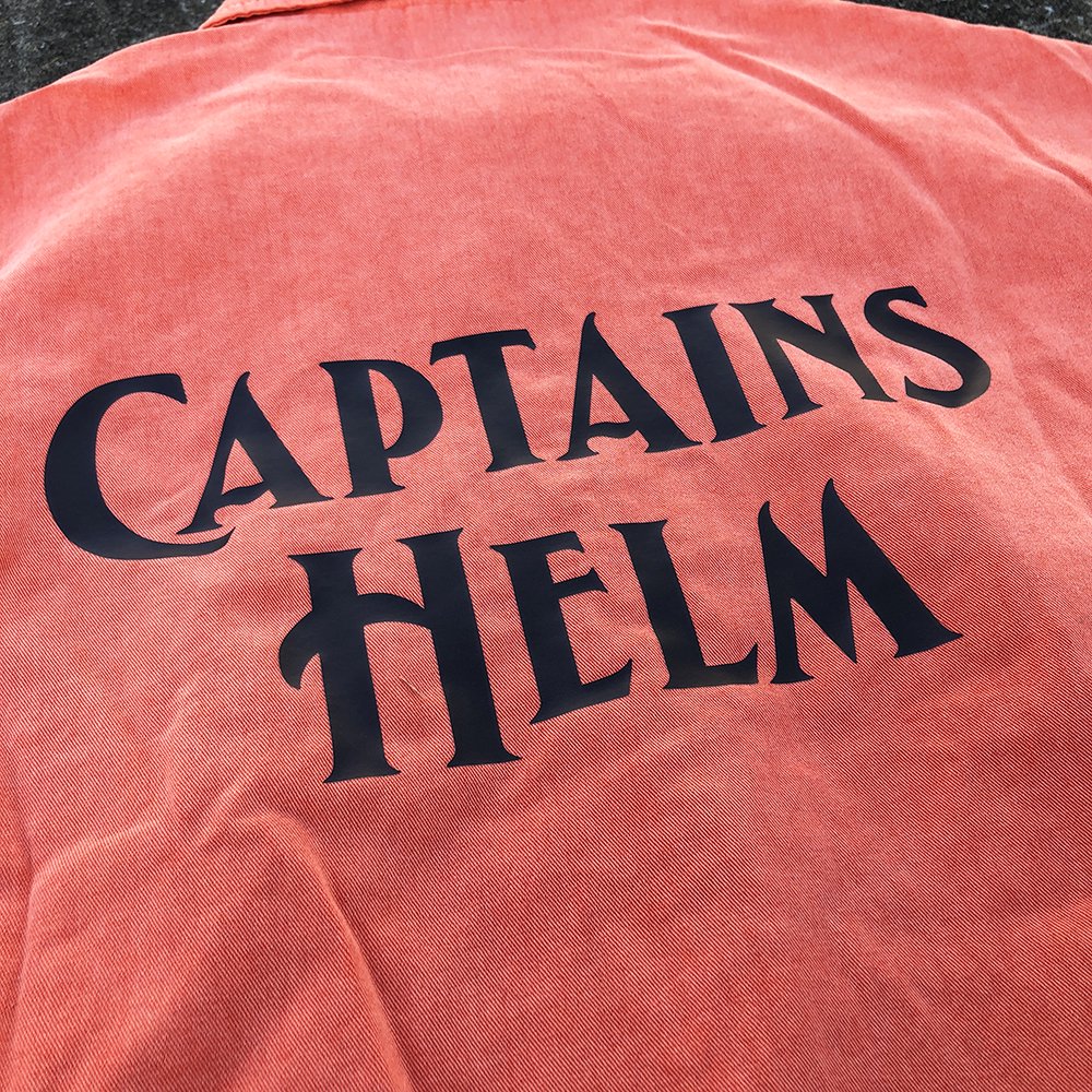 2020 NEW YEAR ITEM】CAPTAINS HELM #LOGO COTTON COACH JACKET