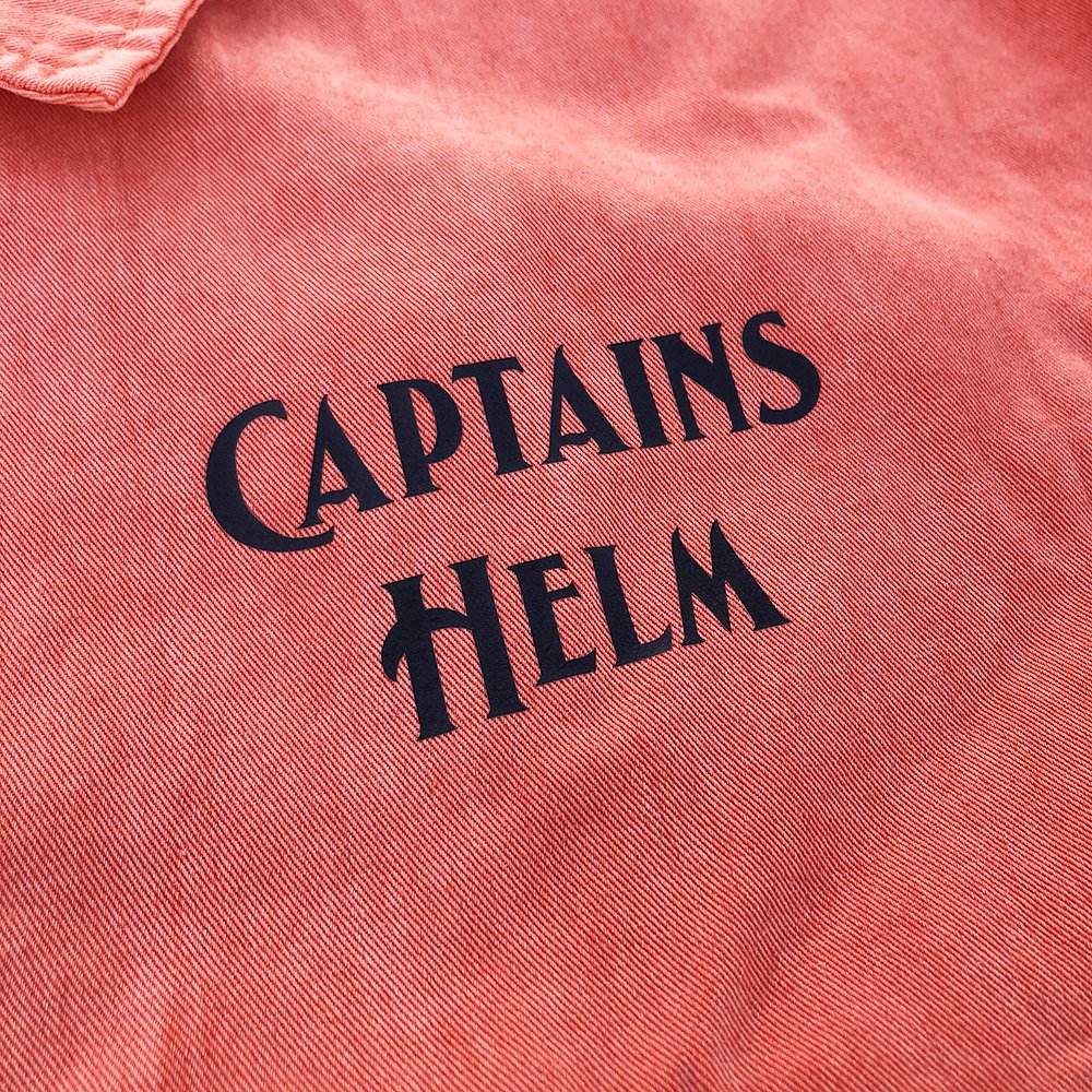 2020 NEW YEAR ITEM】CAPTAINS HELM #LOGO COTTON COACH JACKET