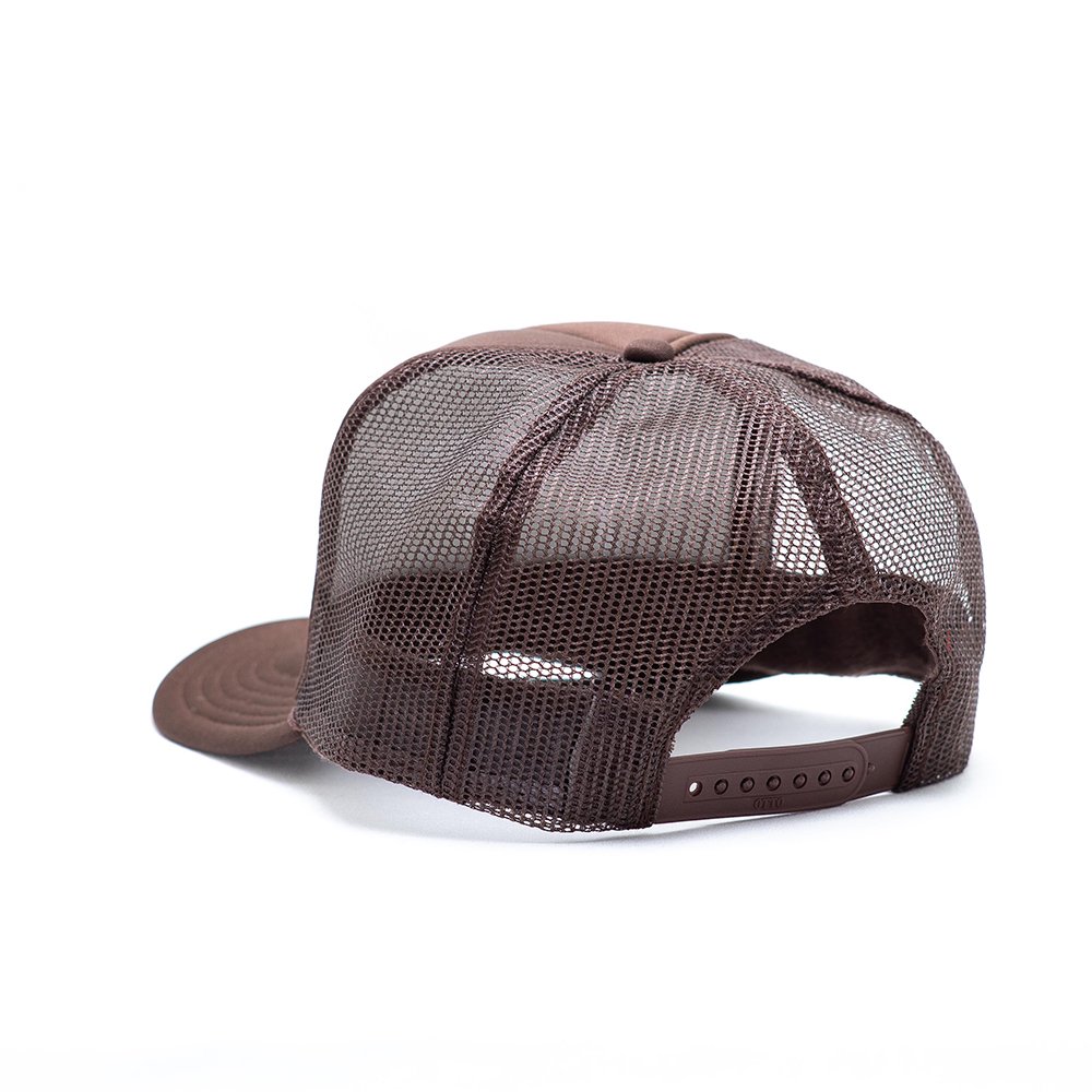 GENTEMSTICK #hand logo mesh CAP -Brown - CAPTAINS HELM WEB STORE