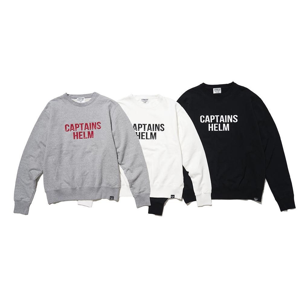 CAPTAINS HELM #3D LOGO CREW SWEAT - スウェット