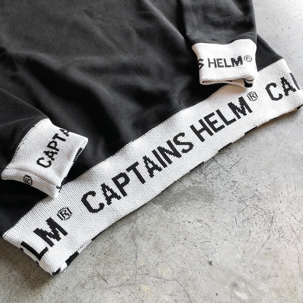 CAPTAINS HELM #LOGO JACQUARD RIB SWEAT - CAPTAINS HELM WEB STORE