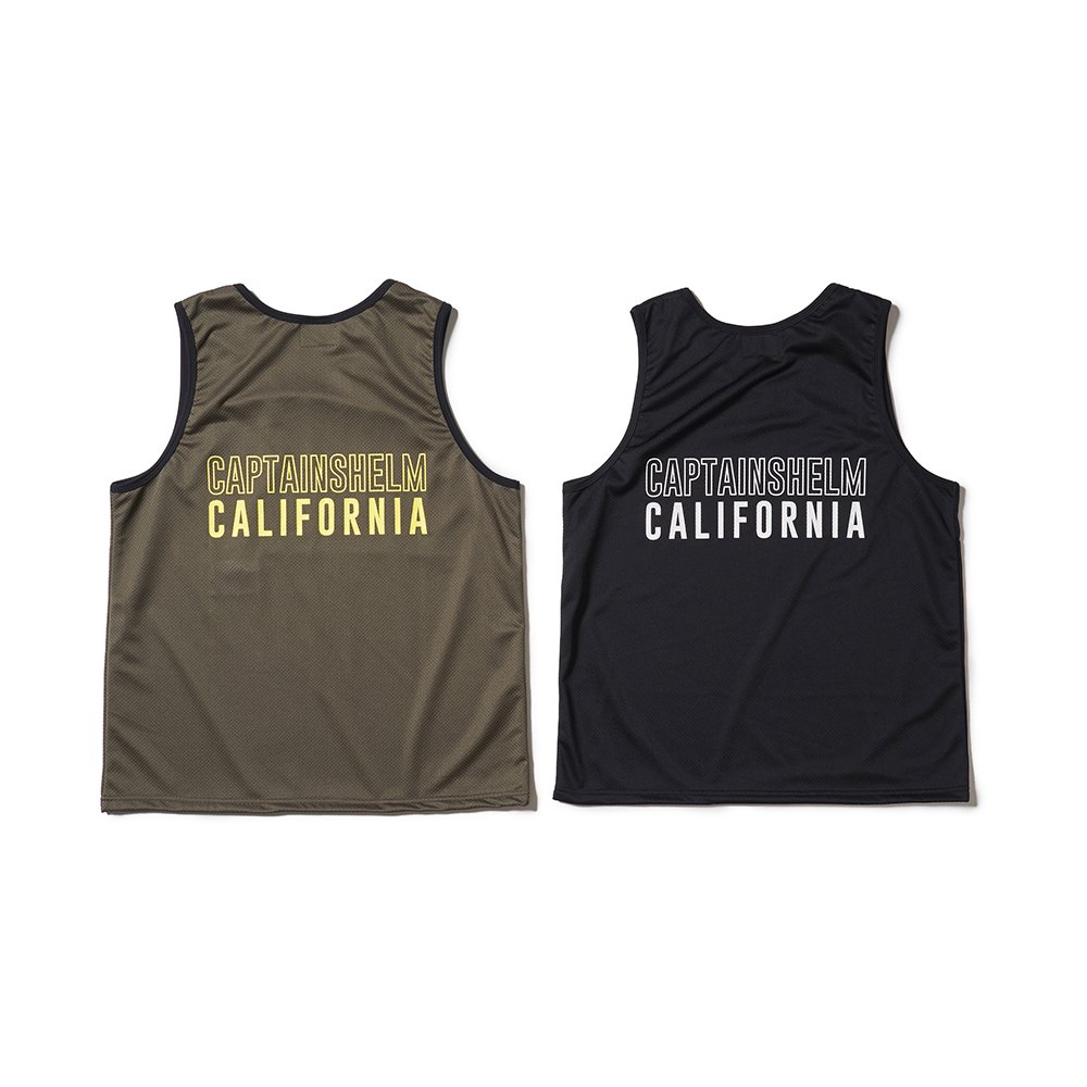 CAPTAINS HELM #DOUBLE MESH TANK-TOP - CAPTAINS HELM WEB STORE